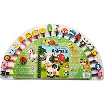 Livro Brinquedo Ilustrado KIT Divertido Animais com 20 Lápis de COR e 20 Borrachas Livro Brinquedo Ilustrado KIT Divertido Animais com 20 Lápis de COR e 20 Borrachas
