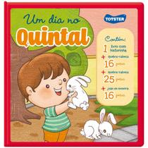 Livro brinquedo um dia no quintal - toyster - 2537