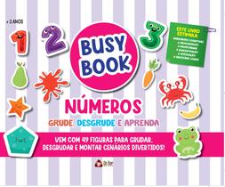 Livro - Busy Book Números Grude, Desgrude e Aprenda