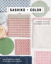 Livro C&T Publishing Sashiko + Cor: 23 acessórios brilhantes Livro C&T Publishing Sashiko + Cor: 23 acessórios brilhantes