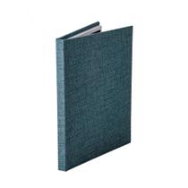 Livro Caixa Com Revestimento em Linho Azul 33x25x2,5cm - Mart