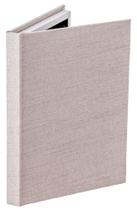 LIVRO CAIXA COM REVESTIMENTO EM LINHO BEGE 33cm MART