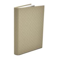 Livro Caixa em MDF Com Revestimento em PU Capuccino 32x23x4cm