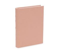 Livro-caixa em mdf com revestimento em pu rose