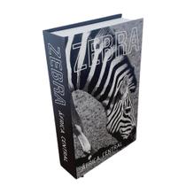 Livro caixa g animais áfrica preto e branco 27ax18l/cm
