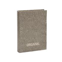 Livro Caixa Organizadora Decorativa Em Mdf Organic Book Fake