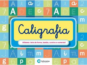 Livro Caligrafia Completo Apoio Escolar Educativo Alfabeto Super caligrafia