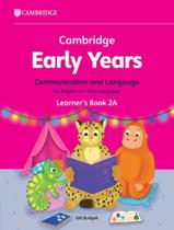 Livro - Cambridge Early Years 2A Communication And Language For English As A First Language LearnerS Book