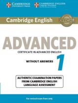 Livro - Cambridge English Advanced 1 For Revised Exam From 2015 Without Ansers