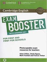 Livro - Cambridge English Exam Booster For First And First For Schools With Answer Key With Audio - Photocopiable Exam Resources For Teachers Livro - Cambridge English Exam Booster For First And First For Schools With Answer Key With Audio - Photocopiable Exam Resources For Teachers