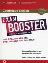 Livro - Cambridge English Exam Booster For Preliminary And Preliminary For Schools Without Answer Key With Audio - Comprehensive Exam Practice For Students - CAMBRIDGE UNIVERSITY