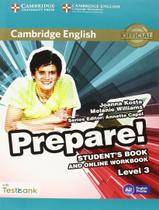 Livro - Cambridge English Prepare! 3 Sb With Online Wb And Testbank - 1St Ed
