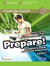 Livro - Cambridge English Prepare! 7 Sb With Online Wb And Testbank - 1St Ed