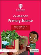 Livro - Cambridge Primary Science Learners Book 3 With Digital Access 1 Year 2Ed