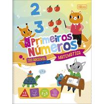 Livro Cartilha de Atividades Primeiros Números + de 100 Adesivos Aprender, Brincar Matemática 32 Páginas - Tilibra Livro Cartilha de Atividades Primeiros Números + de 100 Adesivos Aprender, Brincar Matemática 32 Páginas - Tilibra