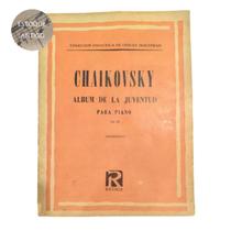 Livro chaikovsky album de la juventud para piano op.39 marciano (estoque antigo)