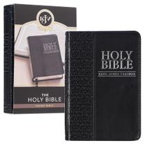 Livro Christian Art Gifts KJV Holy Bible Mini Pocket Black Livro Christian Art Gifts KJV Holy Bible Mini Pocket Black