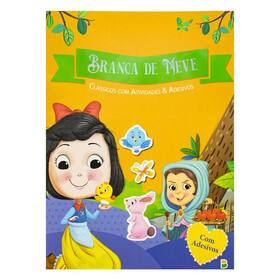 Livro - Clássicos com Atividades & Adesivos: Branca de Neve