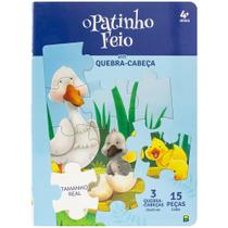 Livro - Clássicos em Quebra-Cabeças: O Patinho Feio