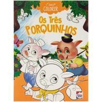 Livro - Clássicos para colorir: Os três porquinhos