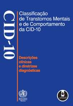 Livro - Classificação de Transtornos Mentais e de Comportamento da CID-10