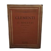 Livro clementi 12 sonatas para piano libro 2 (estoque antigo