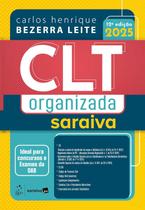 Livro - Clt Organizada Saraiva - 12ª Edição 2025