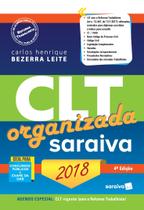 Livro - CLT organizada Saraiva - 5ª edição de 2018