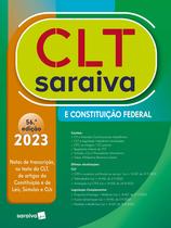 Livro - Clt Saraiva E Constituição Federal - 56ª edição 2023