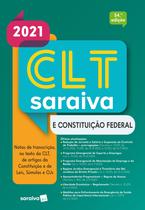 Livro - CLT Saraiva e Constituição Federal - Tradicional