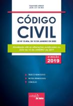 Livro - Código civil 2019 – Mini