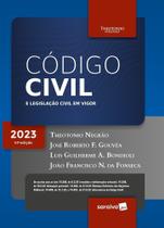 Livro - Código Civil e Legislação Civil em Vigor - 41ª edição 2023