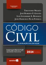 Livro - Código Civil e Legislação Civil em Vigor - 42ª edição 2024