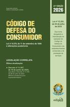 Livro - Código de Defesa do Consumidor 2026: Lei nº 8.078, de 11 de setembro de 1990