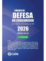 LIVRO CÓDIGO DE DEFESA DO CONSUMIDOR VERSÃO BOLSO - 2º SEMESTRE - 2026