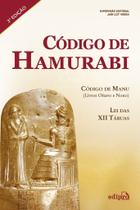 Livro - Código de Hamurabi - Código de Manu (livros oitavo e nono) - Lei das XII tábuas