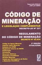 Livro - Código de mineração e legislação complementar