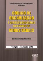 Livro - Código de Organização e Divisão Judiciárias do Estado de Minas Gerais