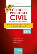 Livro - Código de processo civil 2019 - Mini