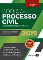 Livro - Código de processo civil e legislação processual em vigor - 50ª edição de 2019 Livro - Código de processo civil e legislação processual em vigor - 50ª edição de 2019