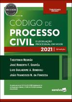 Livro - Código de Processo Civil e Legislação Processual em Vigor - 52ª Edição 2021