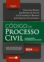 Livro - Código de Processo Civil e Legislação Processual em Vigor - 55ª edição 2024