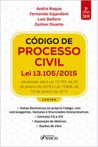 Livro - Código de Processo Civil: Lei 13.105/2015- 3ª edição - 2019