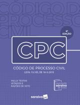 Livro - Código De Processo Civil Mini - Legislação Saraiva De Bolso - 6 edição 2024