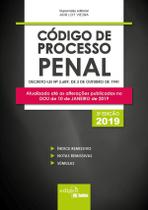 Livro - Código de processo penal 2019 – Mini