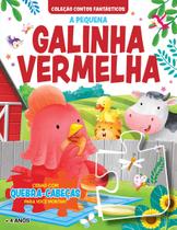 Livro - Coleção Contos Fantásticos - A Pequena Galinha Vermelha | Livro Quebra-Cabeça