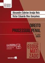 Livro - Coleção Esquematizado - Direito Processual Penal - 14ª Edição 2025