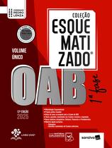 Livro - Coleção Esquematizado - Oab 1ª Fase - Volume Único - 12ª Edição 2025
