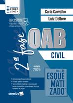 Livro - Coleção Esquematizado - Oab 2ª Fase - Prática Civil - 4ª Edição 2025