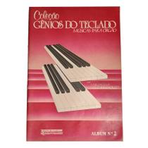 Livro coleção gênios do teclado música para órgão album 02 ( estoque antigo )